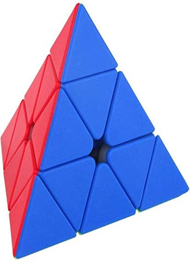 Nabhya PYRAMINX STICKERLESS Cube Magic Speed Cube (Multicolour) - Image 1